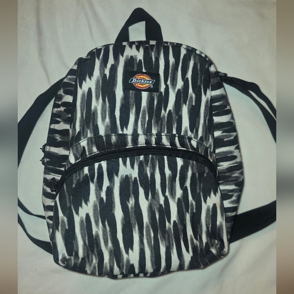 Dickies Black and White Mini Backpack